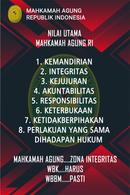 8 Nilai-Nilai Utama Mahkamah Agung RI